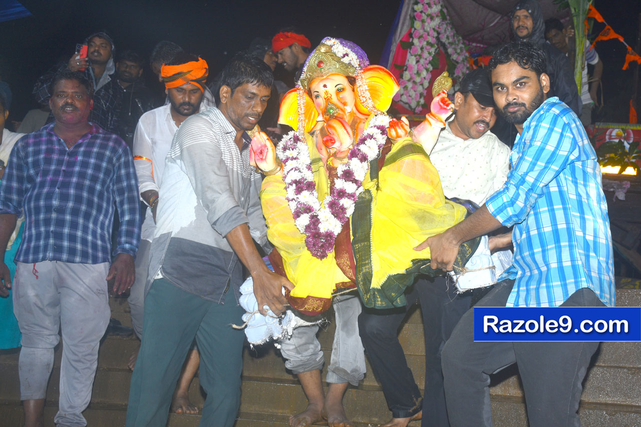 Razole Taluka Ganesh Nimajjanam